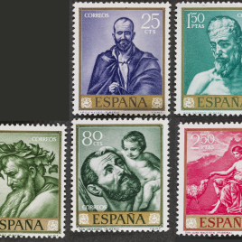 Serie de sellos José de Ribera el Españoleto