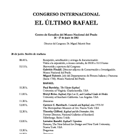 El último Rafael [Recurso electrónico] : congreso internacional / Museo Nacional del Prado.