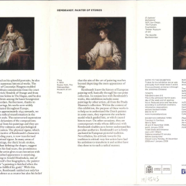 Rembrandt : pintor de historias = Rembrandt : painter of stories / Museo Nacional del Prado.